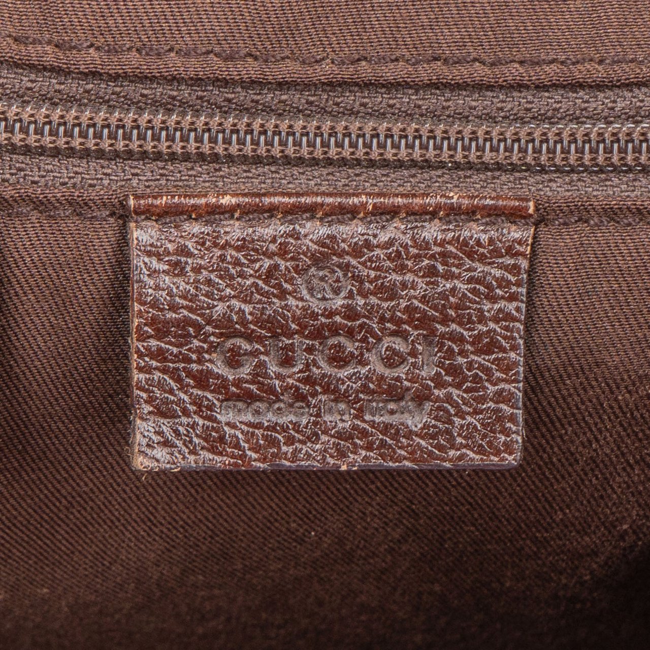 Gucci Gucci GG Monogram Abbey Handbag Bruin