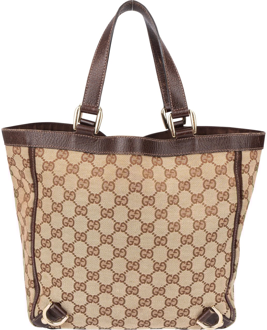 Gucci Gucci GG Monogram Abbey Handbag Bruin