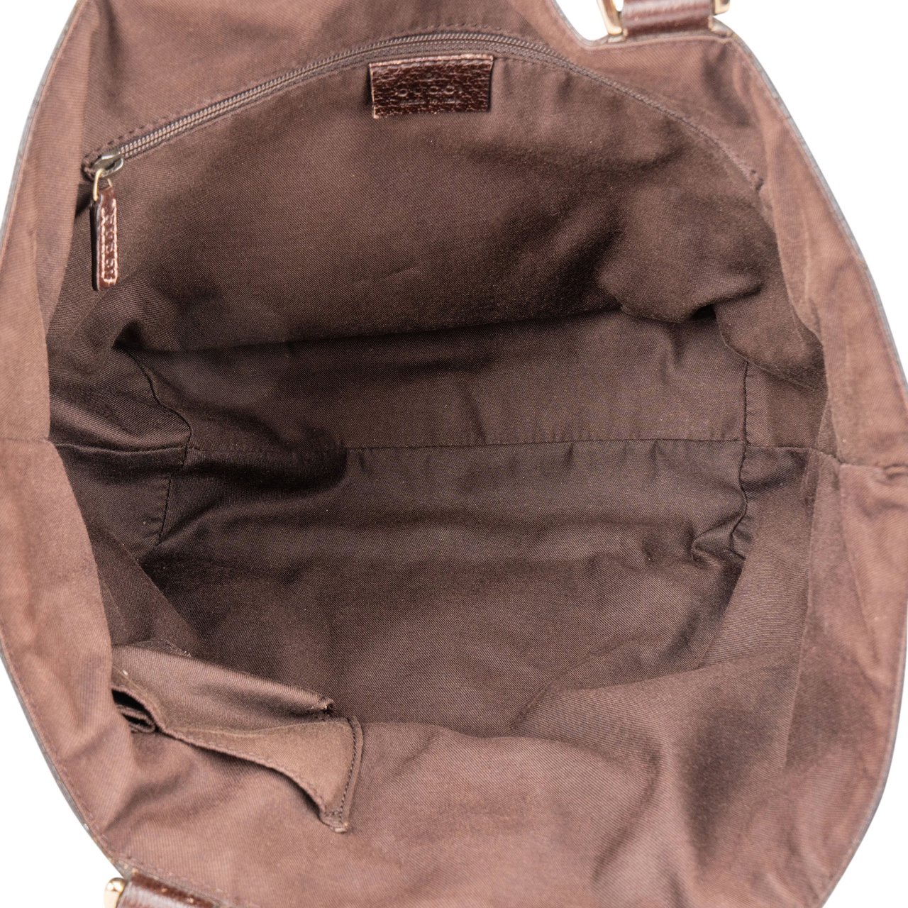 Gucci Gucci GG Monogram Abbey Handbag Bruin
