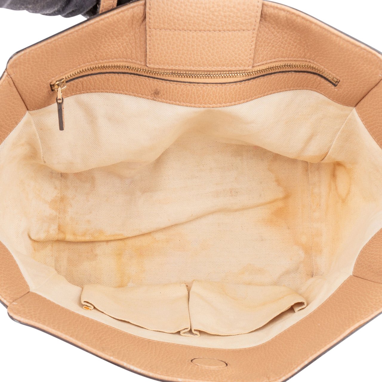 Gucci Gucci Classic Swing Tote Handbag Bruin