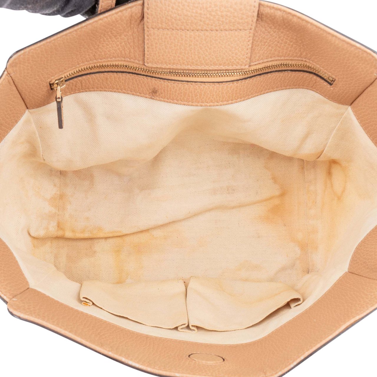 Gucci Classic Swing Tote Handbag Bruin