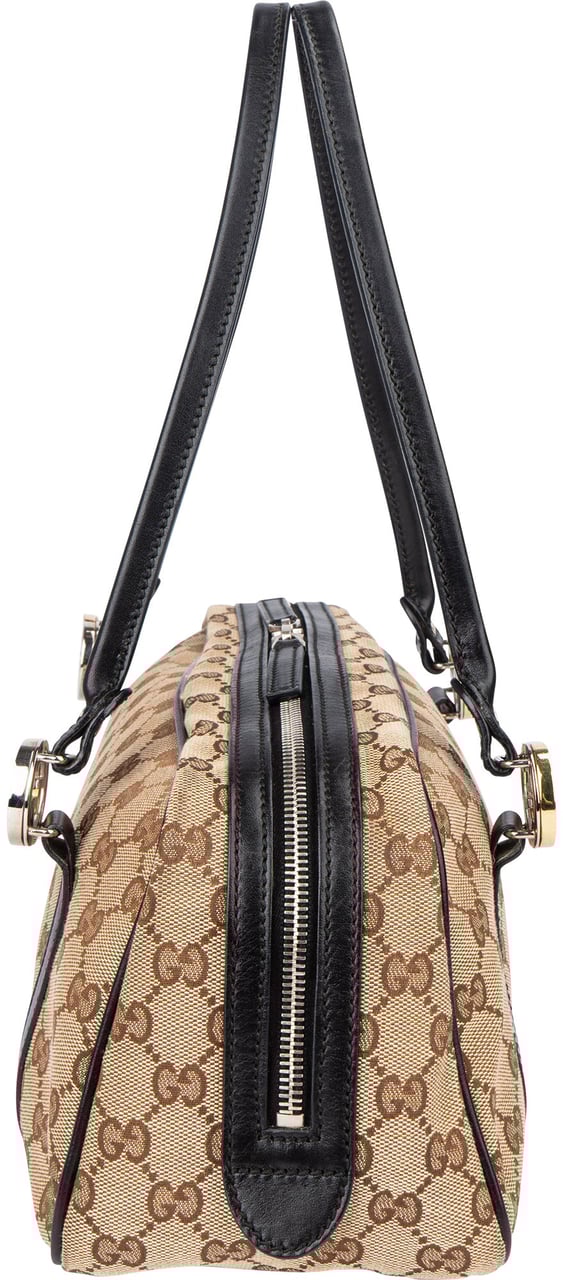 Gucci Gucci Monogram Twin GG Handbag Bruin