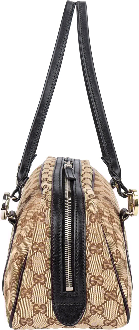Gucci Gucci Monogram Twin GG Handbag Bruin