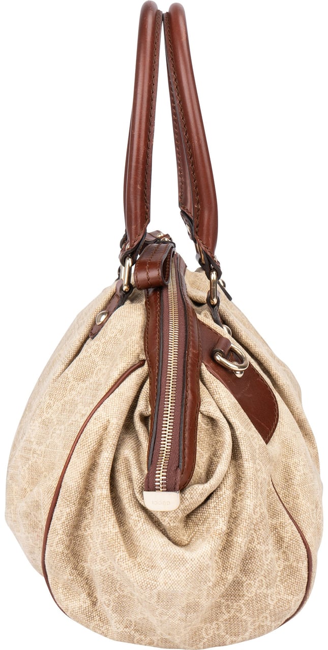 Gucci Gucci GG Monogram Sukey Handbag Beige