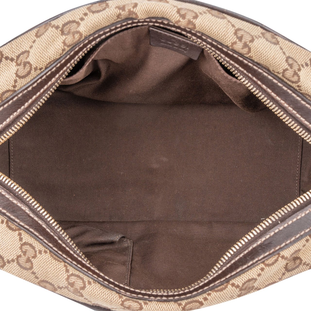 Gucci Gucci GG Monogram Flower Handbag Bruin