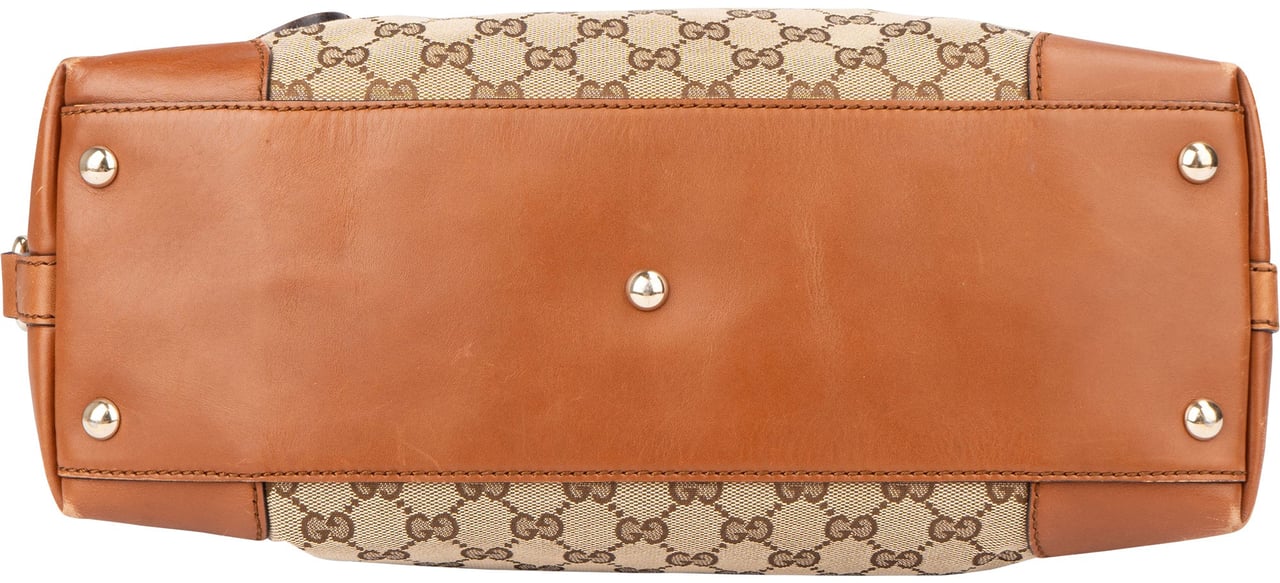 Gucci Gucci GG Monogram Handbag Bruin