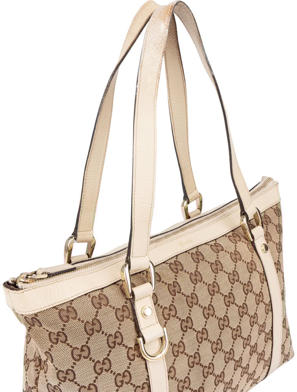 Gucci Gucci GG Monogram Abbey Handbag Bruin