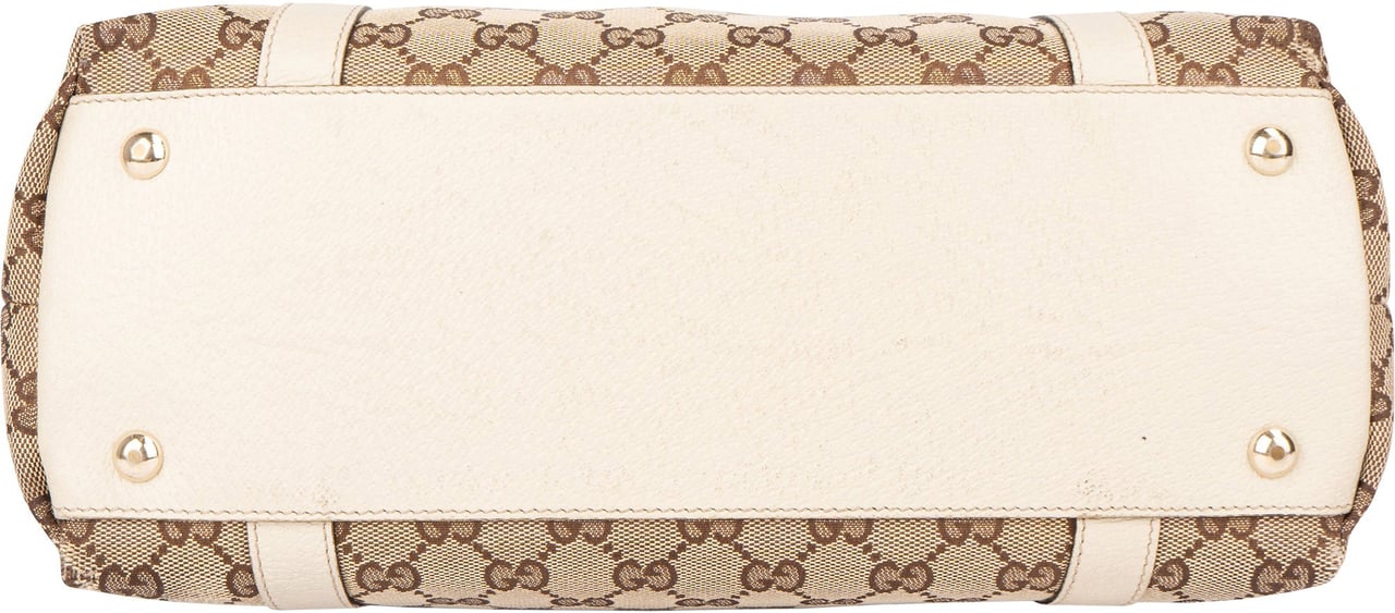 Gucci Gucci GG Monogram Abbey Handbag Bruin