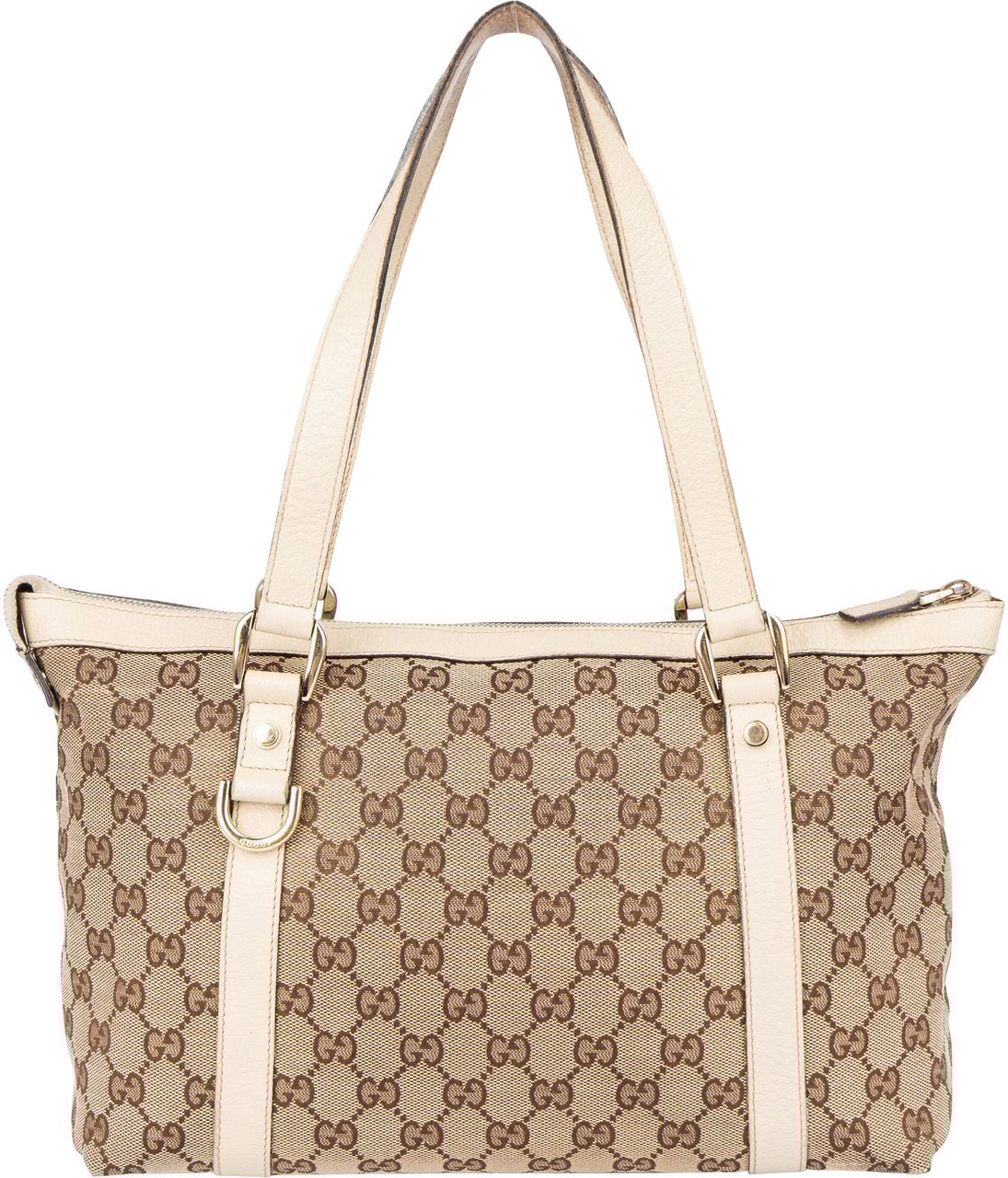 Gucci Gucci GG Monogram Abbey Handbag Bruin