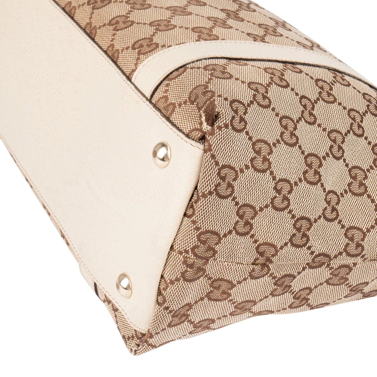 Gucci Gucci GG Monogram Abbey Handbag Bruin