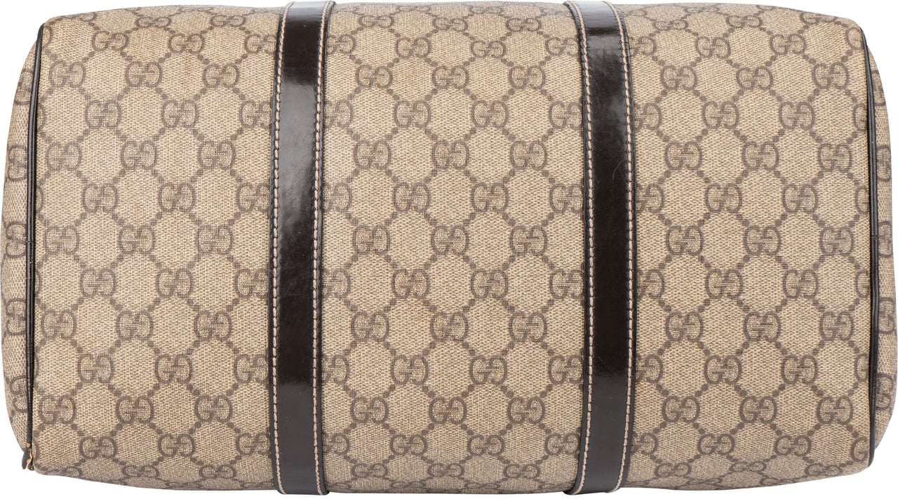Gucci Gucci GG Supreme Monogram Boston Handbag Bruin