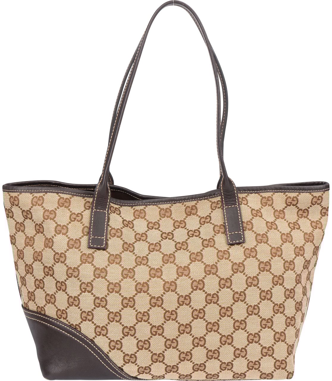 Gucci Gucci GG Monogram New Britt Handbag Bruin