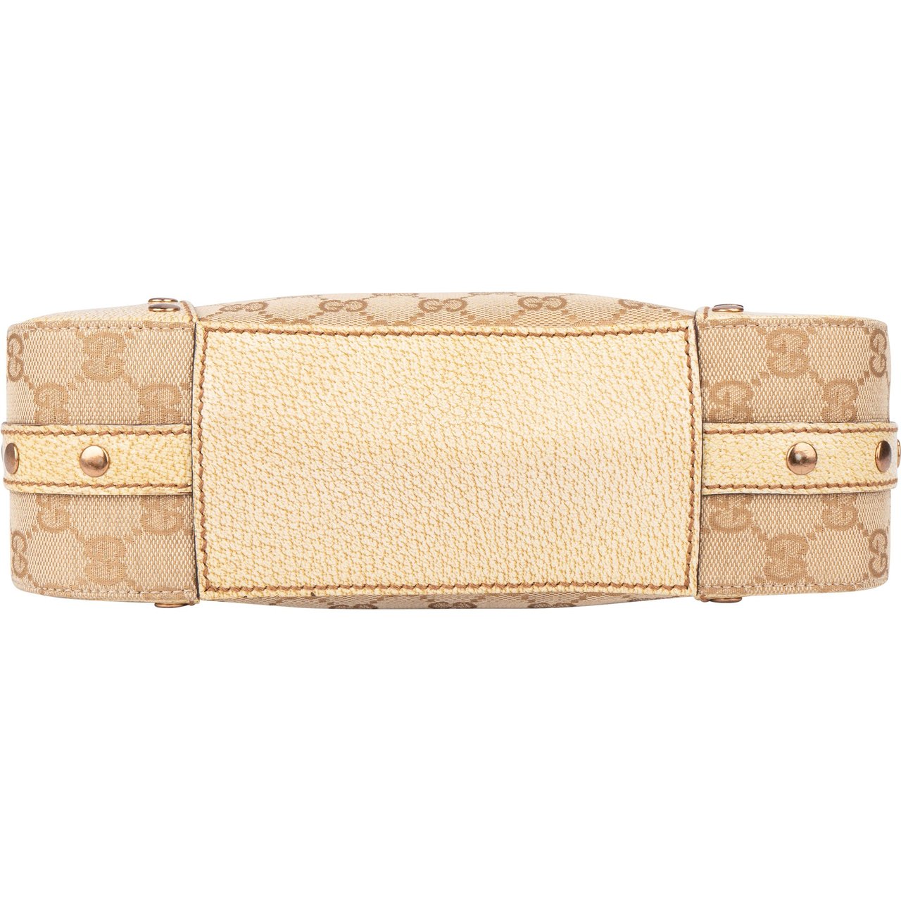 Gucci Gucci GG Monogram Turnlock Handbag Bruin