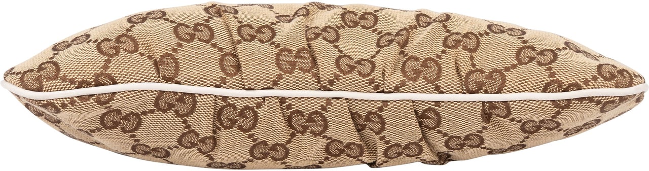 Gucci GG Monogram Mini Pochette Handbag Bruin