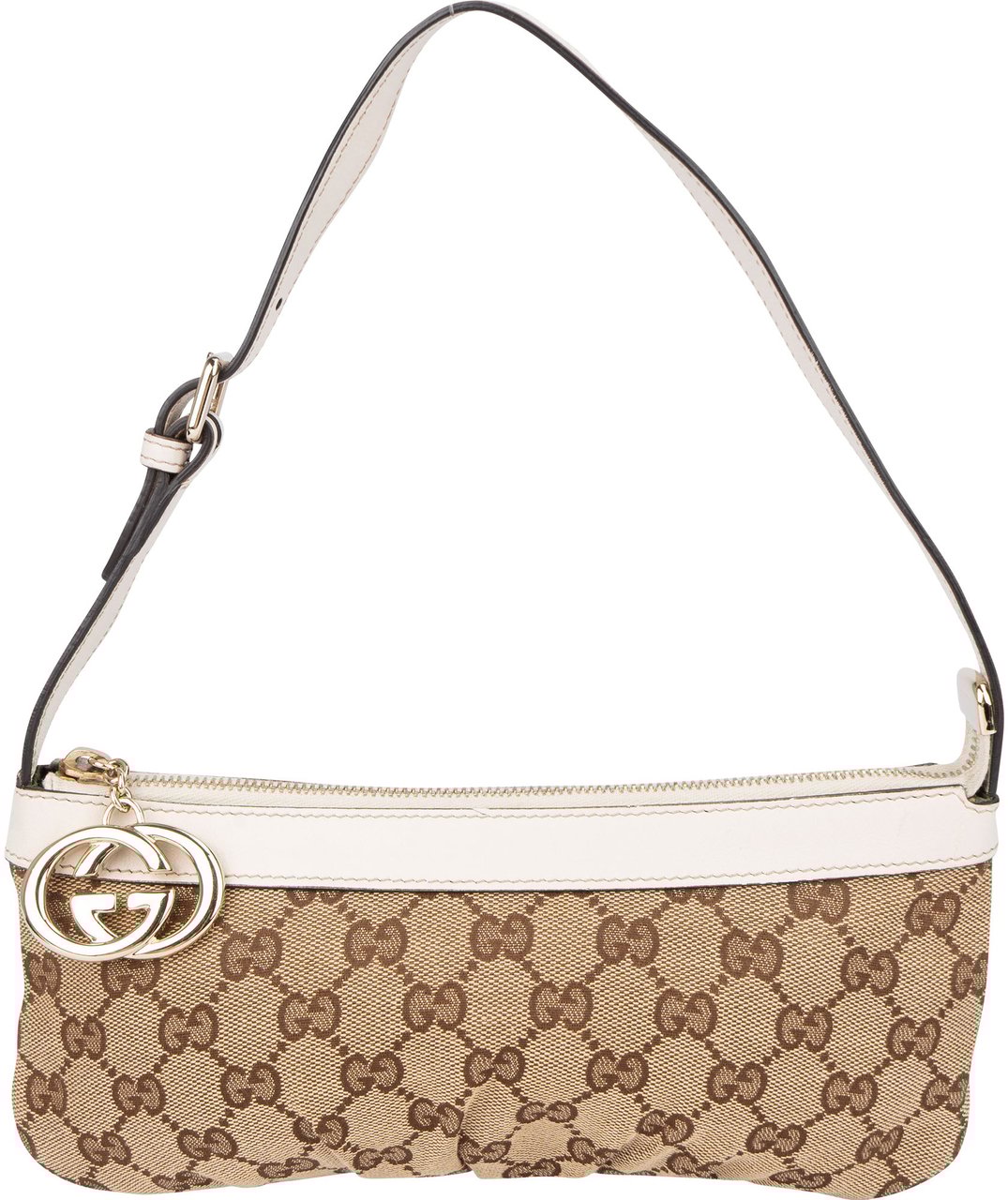 Gucci Gucci GG Monogram Mini Handbag Bruin