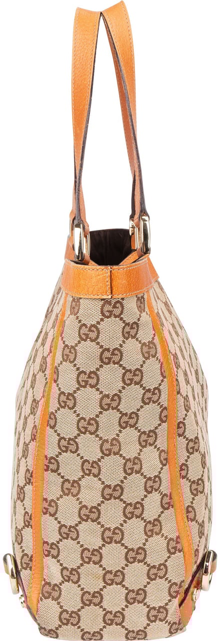 Gucci Gucci GG Monogram Abbey Handbag Bruin