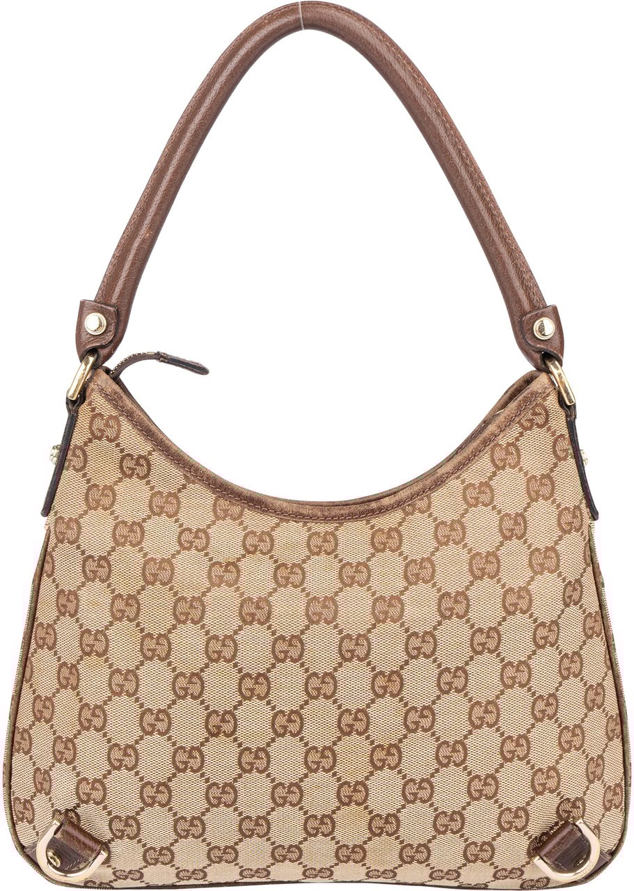 Gucci Gucci GG Monogram Abbey Handbag Bruin