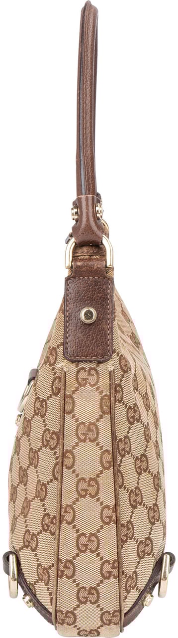 Gucci Gucci GG Monogram Abbey Handbag Bruin