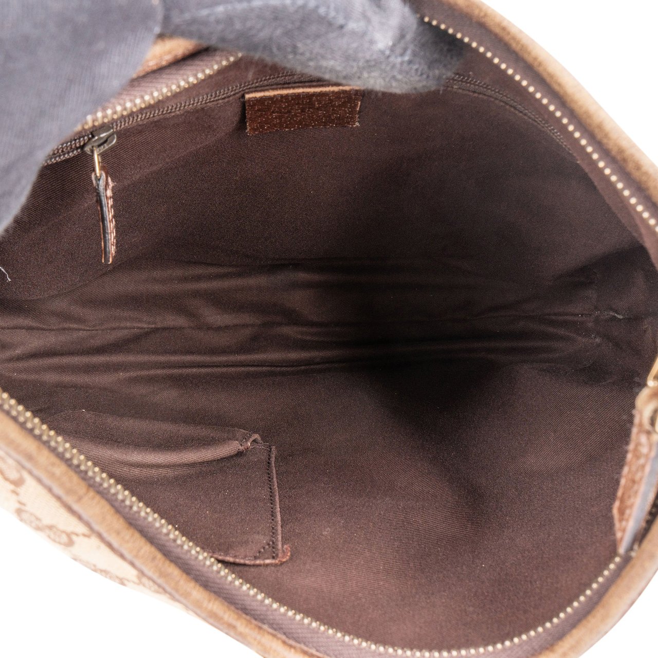 Gucci Gucci GG Monogram Abbey Handbag Bruin