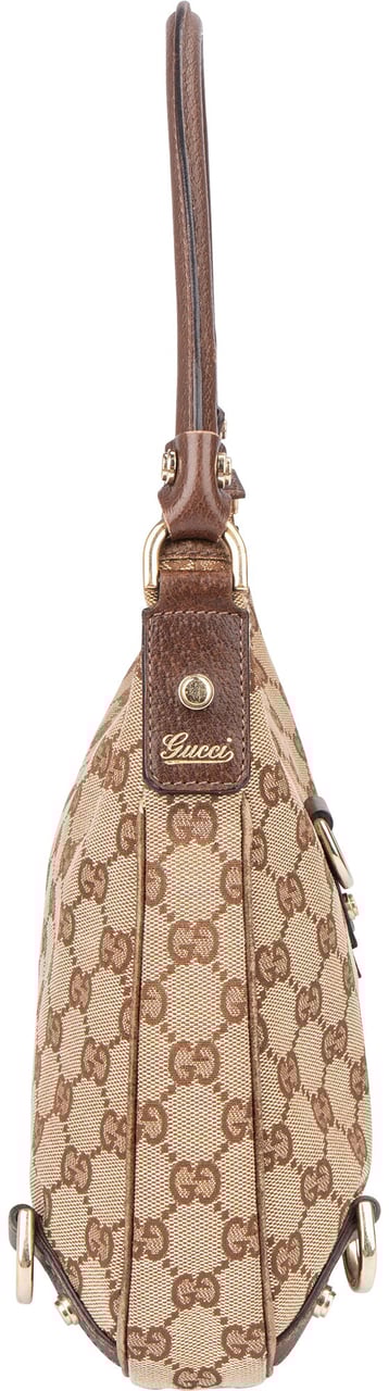 Gucci Gucci GG Monogram Abbey Handbag Bruin