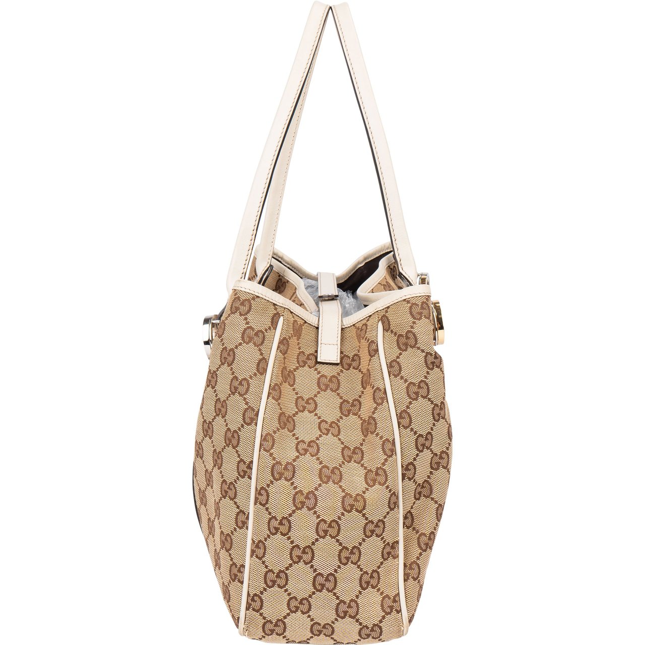 Gucci Gucci Monogram Twin GG Handbag Bruin