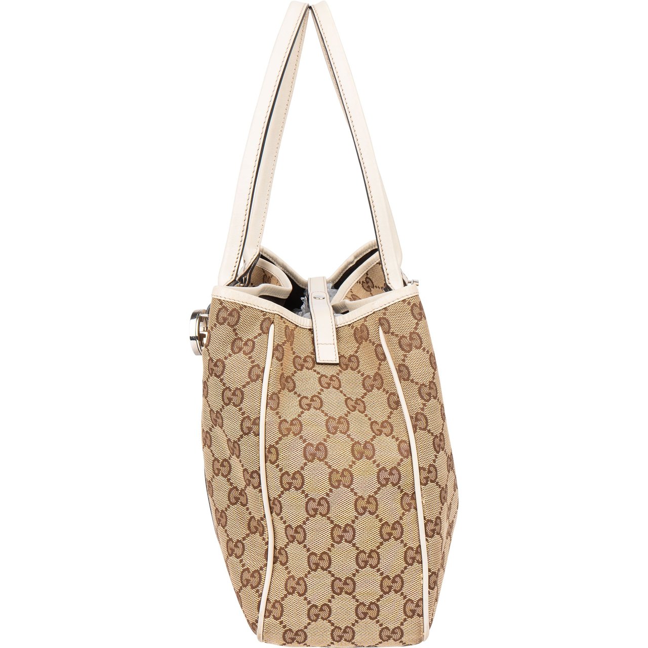 Gucci Gucci Monogram Twin GG Handbag Bruin