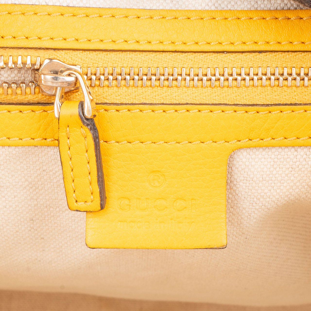 Gucci Gucci GG Monogram Bamboo Handbag Bruin