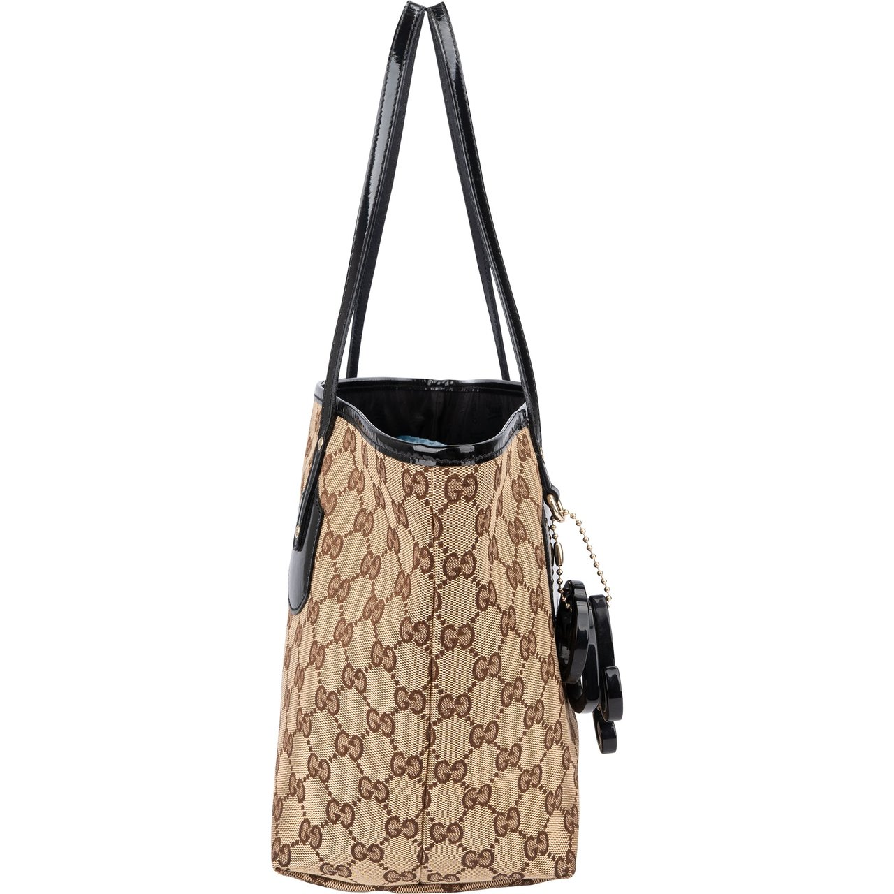 Gucci Gucci GG Monogram Charmy Handbag Bruin