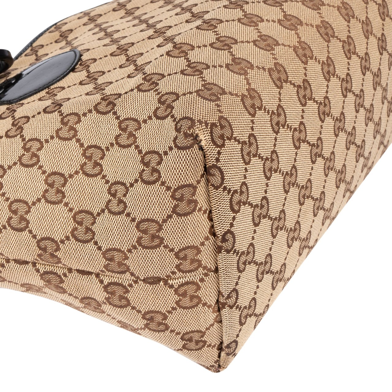 Gucci Gucci GG Monogram Charmy Handbag Bruin