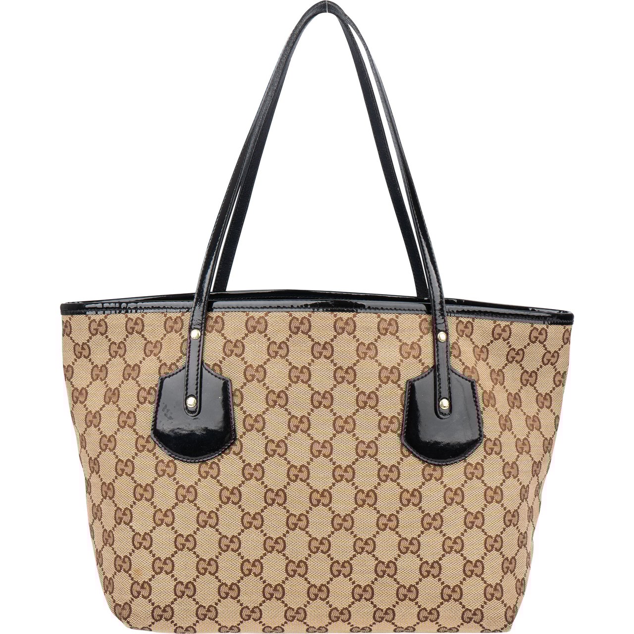 Gucci Gucci GG Monogram Charmy Handbag Bruin