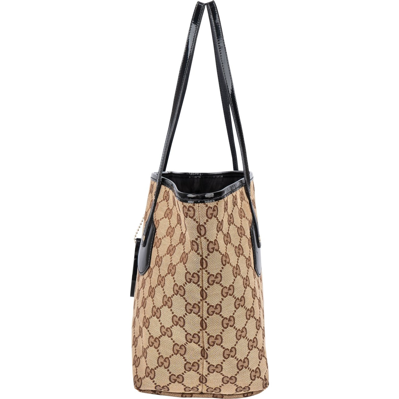 Gucci Gucci GG Monogram Charmy Handbag Bruin