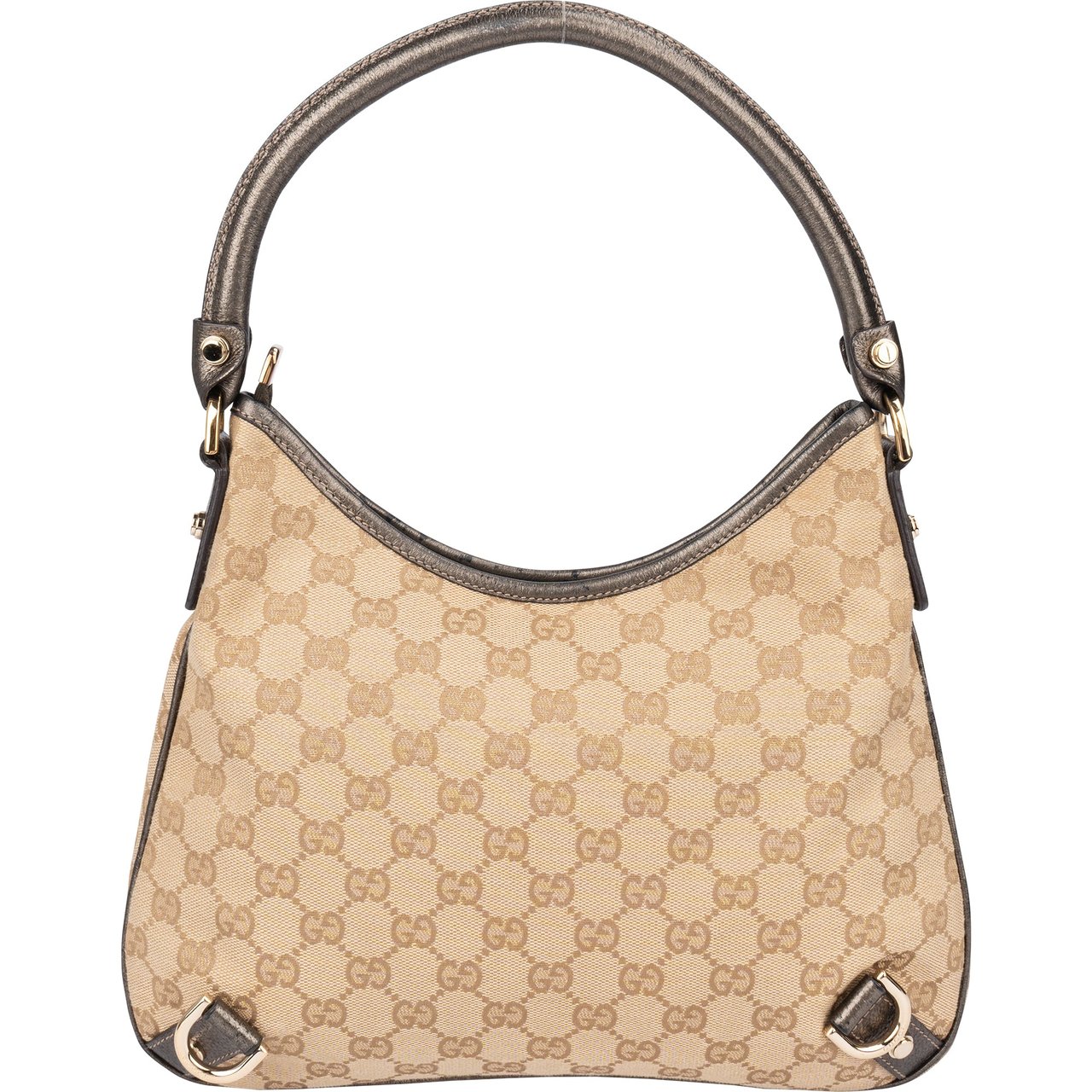 Gucci Gucci GG Monogram Abbey Handbag Bruin