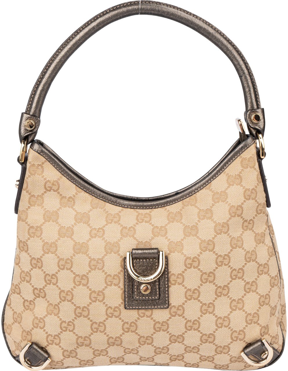 Gucci Gucci GG Monogram Abbey Handbag Bruin