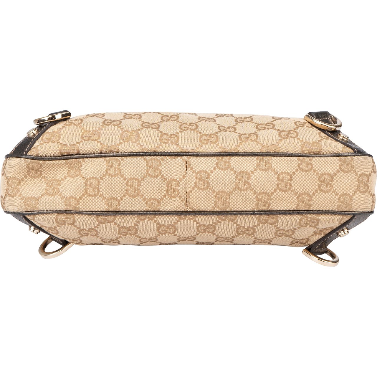 Gucci Gucci GG Monogram Abbey Handbag Bruin