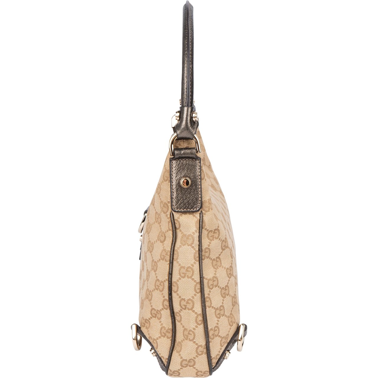 Gucci Gucci GG Monogram Abbey Handbag Bruin