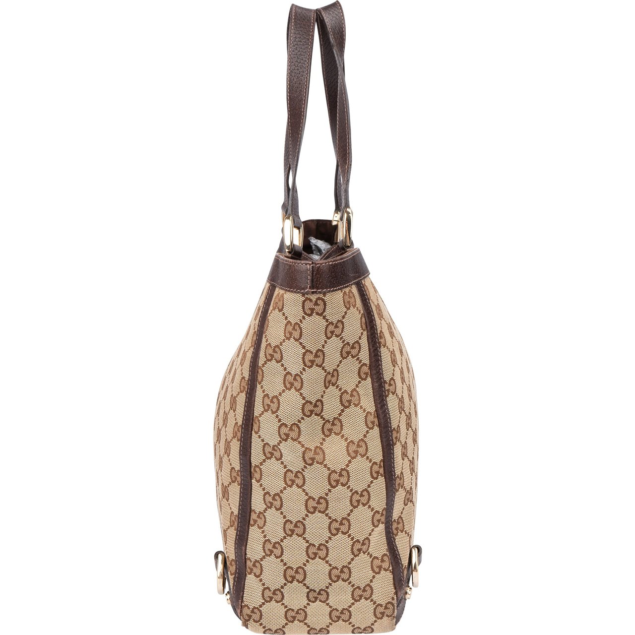 Gucci Gucci GG Monogram Abbey Handbag Bruin