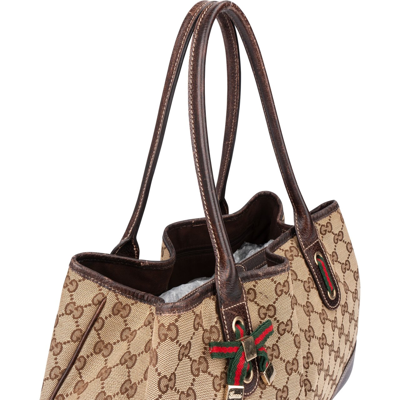 Gucci Gucci GG Monogram Princy Handbag Bruin