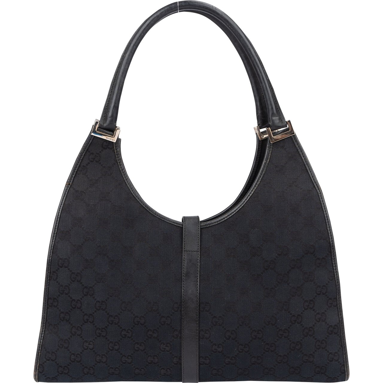 Gucci Gucci GG Monogram Jackie Handbag Zwart