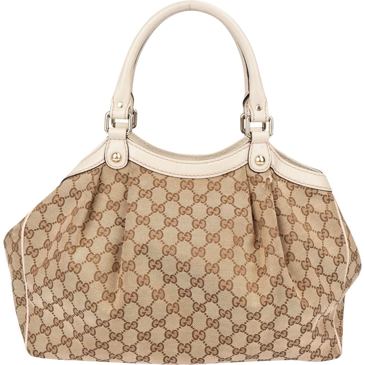 Gucci Gucci GG Monogram Sukey Handbag Bruin