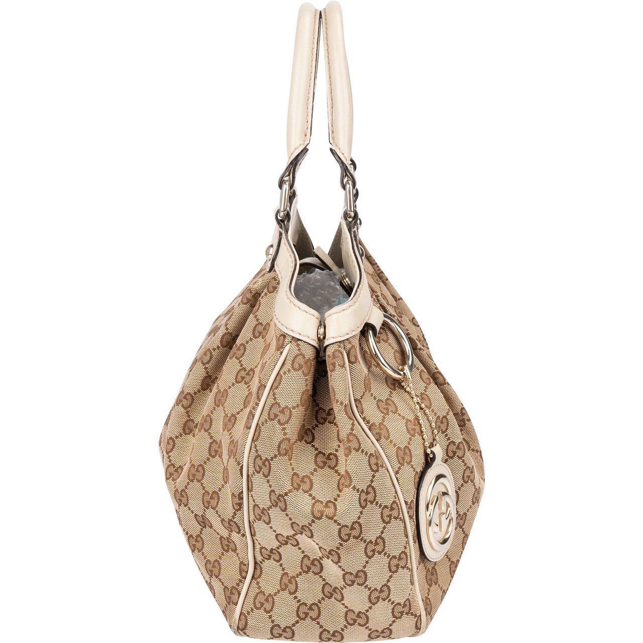 Gucci Gucci GG Monogram Sukey Handbag Bruin