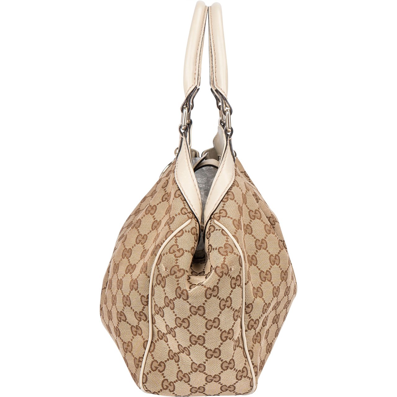 Gucci Gucci GG Monogram Sukey Handbag Bruin