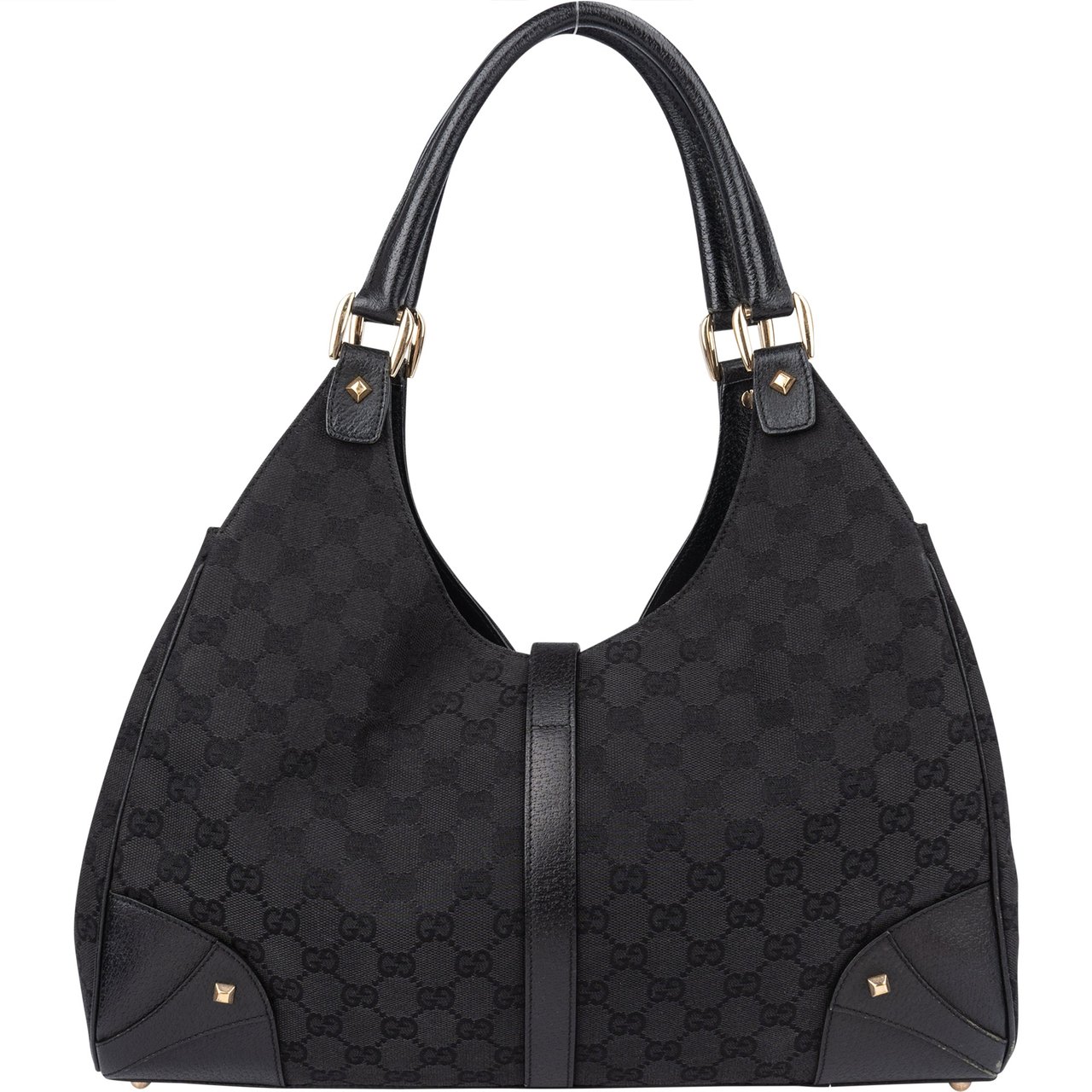 Gucci Gucci GG Monogram Jackie Handbag Zwart