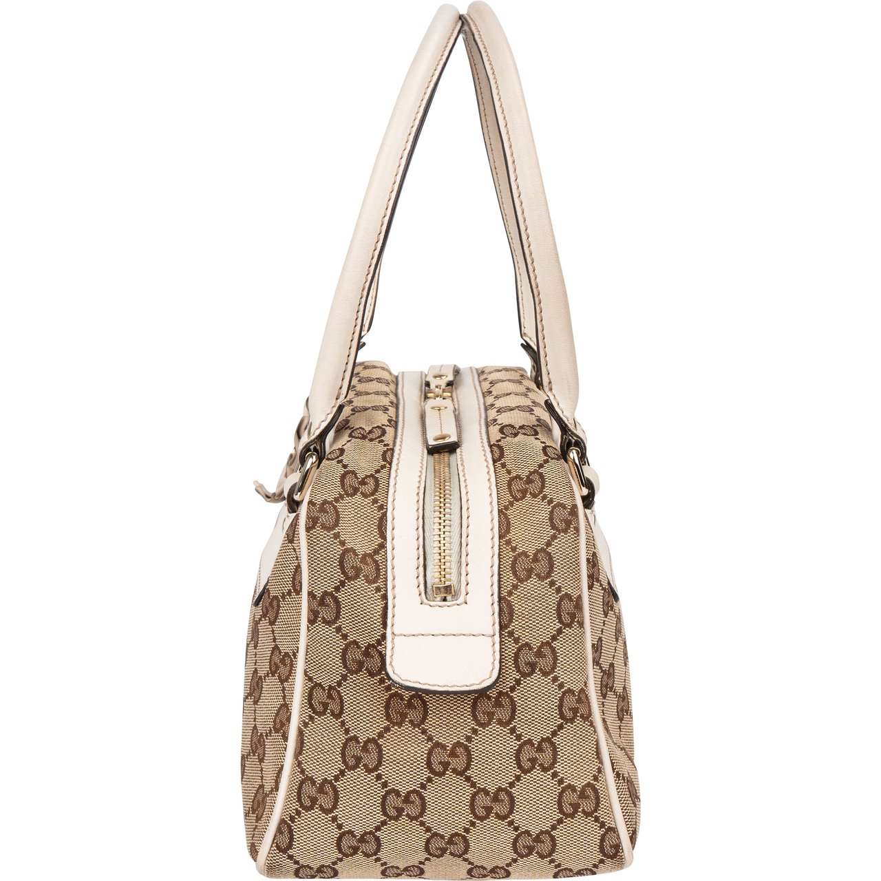 Gucci Gucci GG Monogram Flower Handbag Bruin