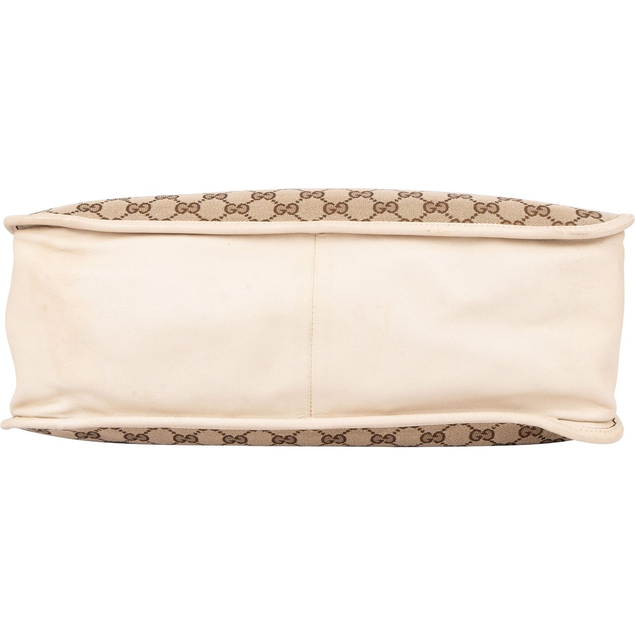 Gucci Gucci GG Monogram Horsebit Handbag Bruin