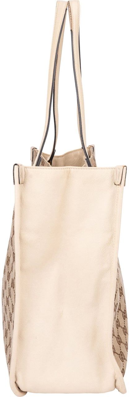 Gucci GG Monogram Horsebit Handbag Bruin