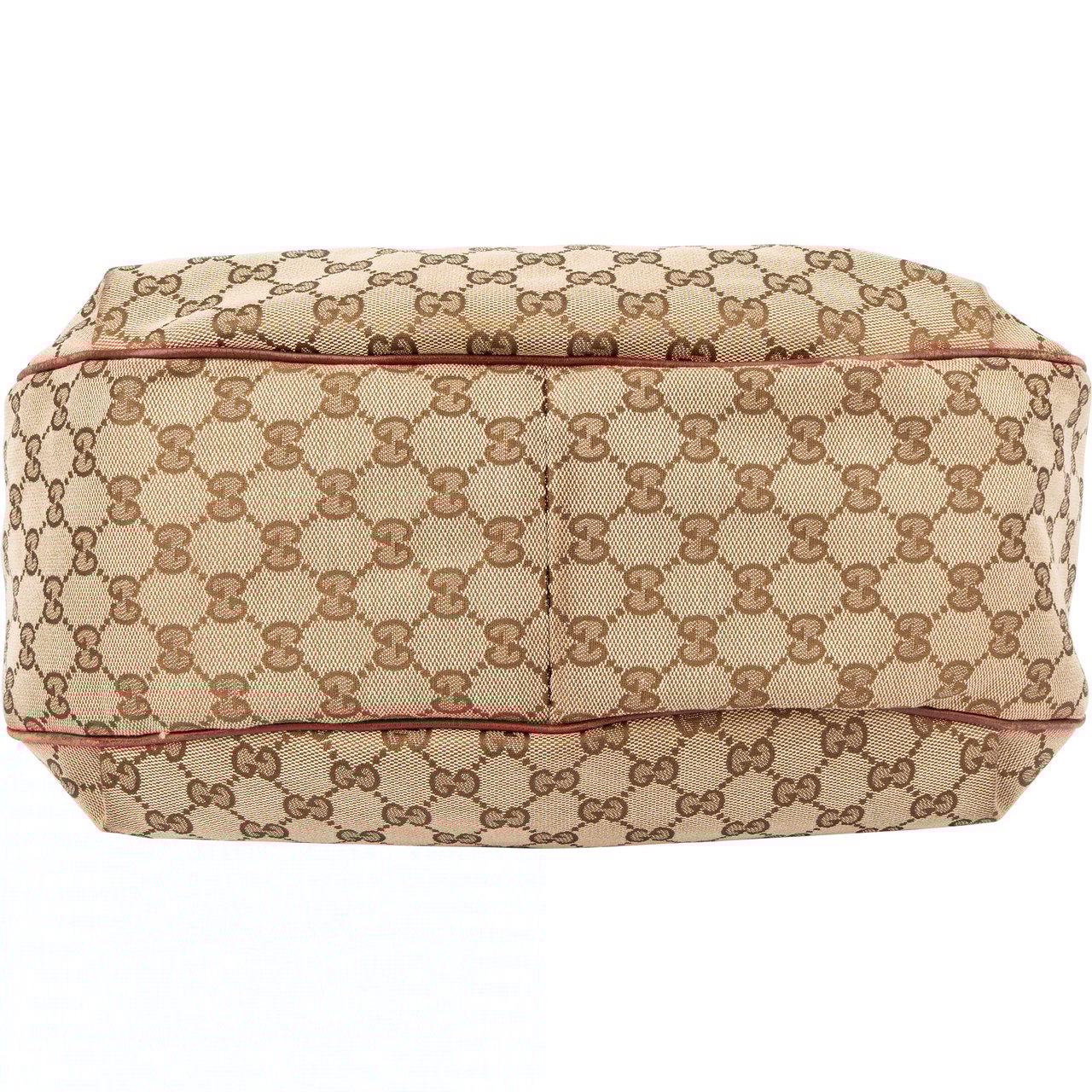 Gucci Gucci GG Monogram Dressage Hobo Bag Bruin