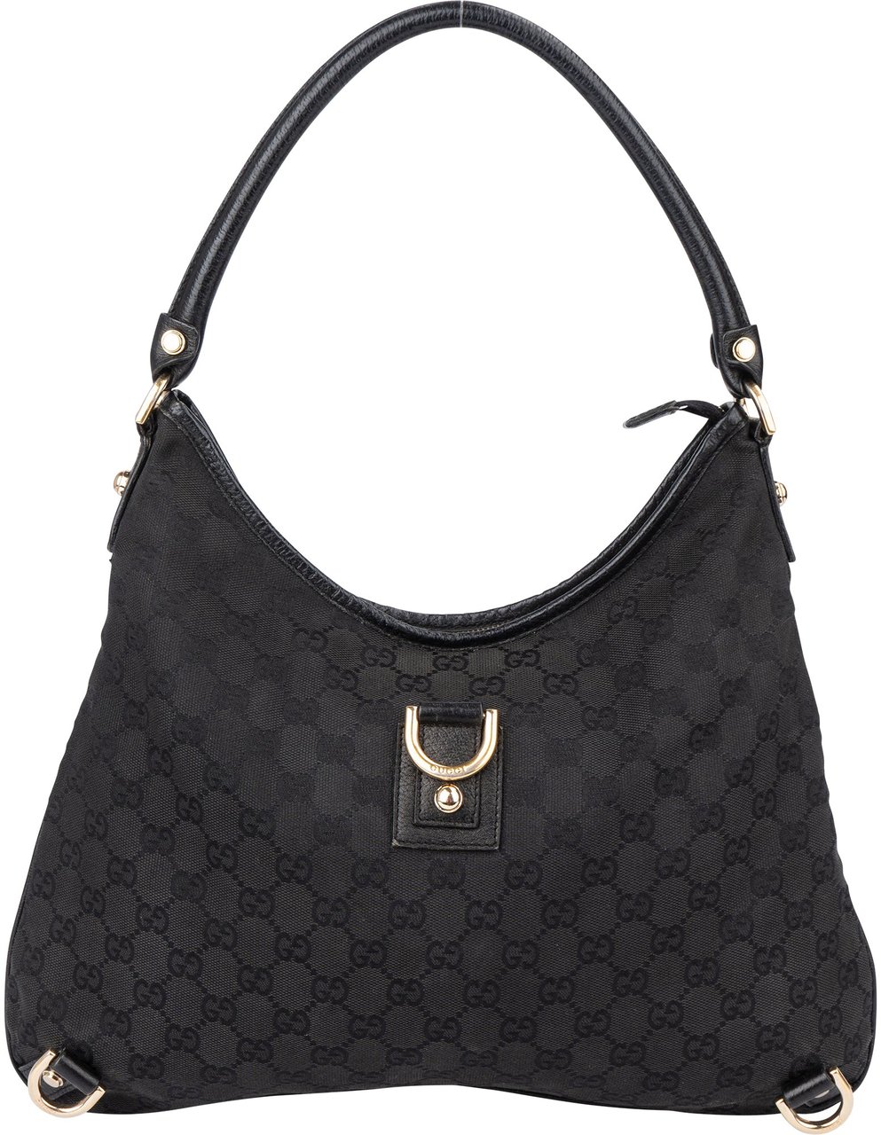 Gucci GG Monogram Abbey Handbag Zwart