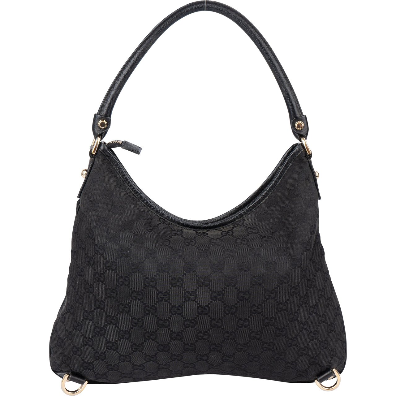 Gucci Gucci GG Monogram Abbey Handbag Zwart