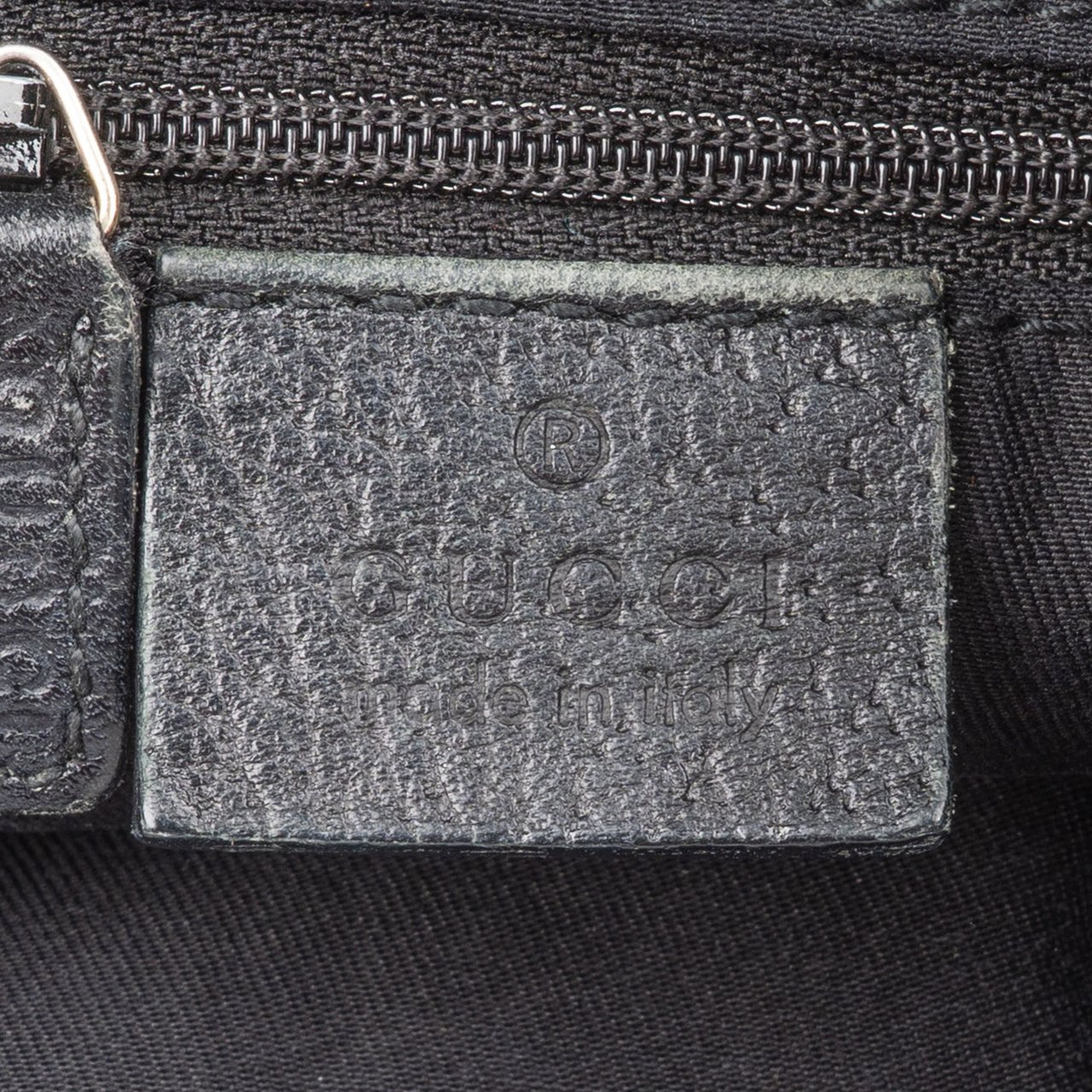 Gucci Gucci GG Monogram Abbey Handbag Zwart