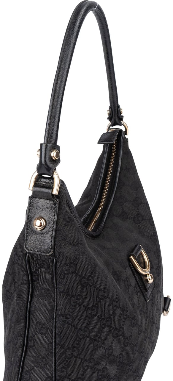 Gucci GG Monogram Abbey Handbag Zwart